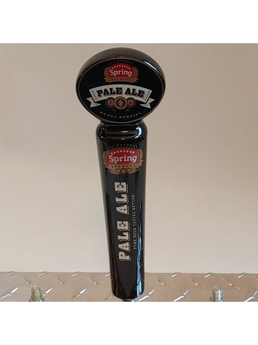 STUNNING Okanagan Spring Tap Handle LARGE Okanagan Spring PALE ALE BREWERY